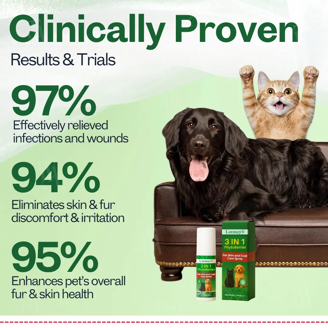 Lotmay® 3 in 1 PhytoBarrier Pet Skin and Coat Care Spray