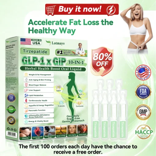 𝐋𝐨𝐭𝐦𝐚𝐲® 𝐓𝐢𝐫𝐳𝐞𝐩𝐚𝐭𝐢𝐝𝐞 𝐆𝐋𝐏-𝟏 × 𝐆𝐈𝐏 𝟏𝟎-𝐢𝐧-𝟏 𝑯𝒆𝒓𝒃𝒂𝒍 𝑯𝒆𝒂𝒍𝒕𝒉 𝑶𝒓𝒂𝒍 𝑺𝒐𝒍𝒖𝒕𝒊𝒐𝒏